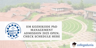 IIM Kozhikode PhD Management Admission 2025 Open; Check Schedule Here